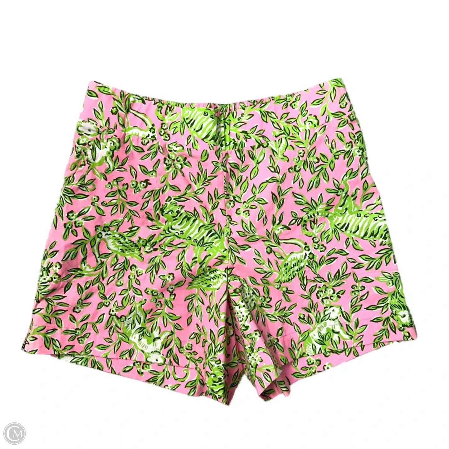 Shorts Designer By Lilly Pulitzer In Green & Pink, Size: S