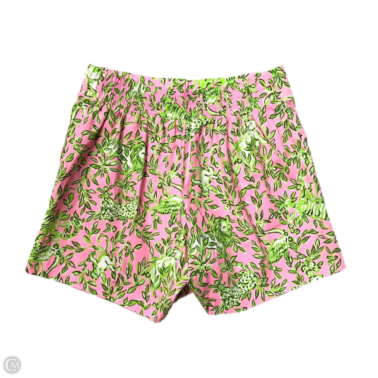 Shorts Designer By Lilly Pulitzer In Green & Pink, Size: S
