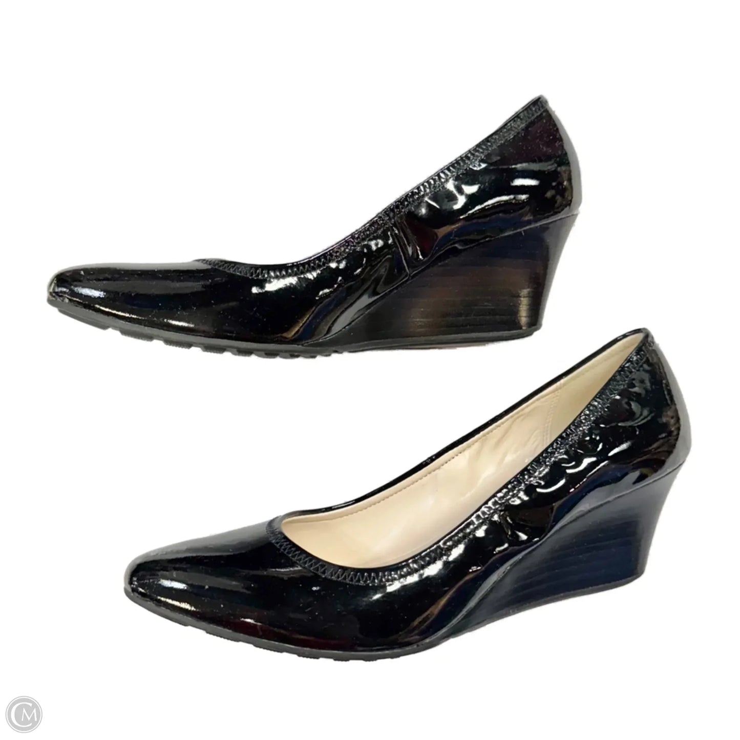 Shoes Heels Wedge By Cole-haan In Black, Size: 7.5