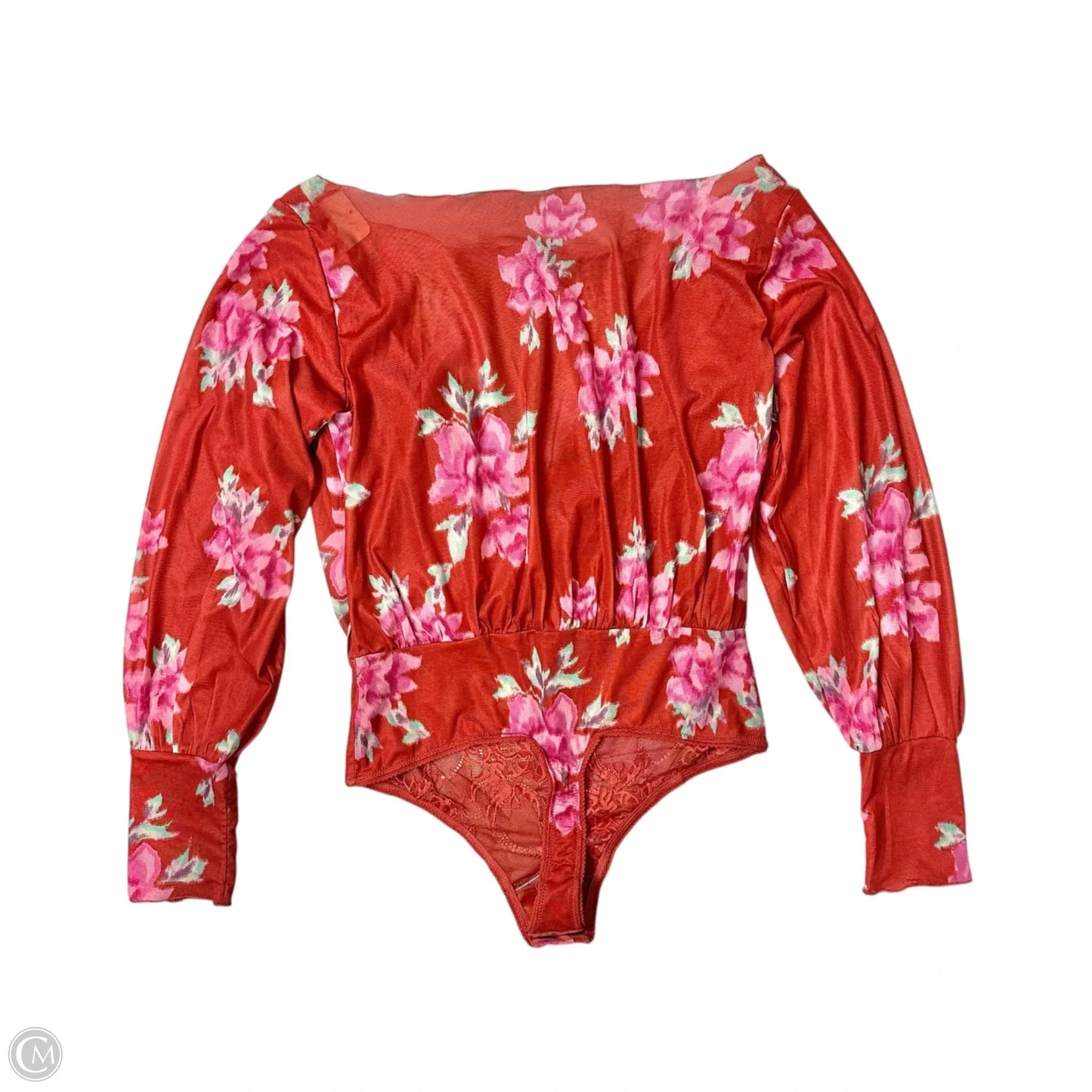 Bodysuit By Free People In Floral Print, Size: S