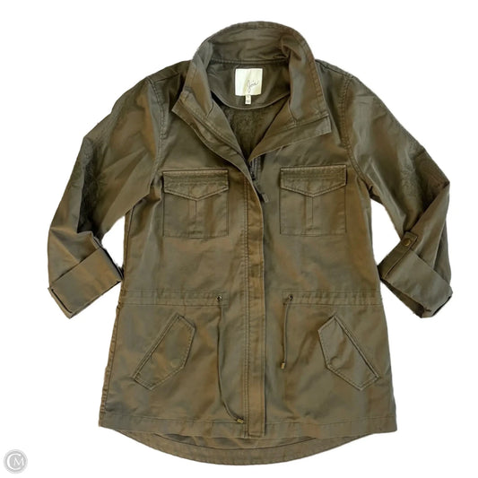 Jacket Utility By Joie In Green, Size: S