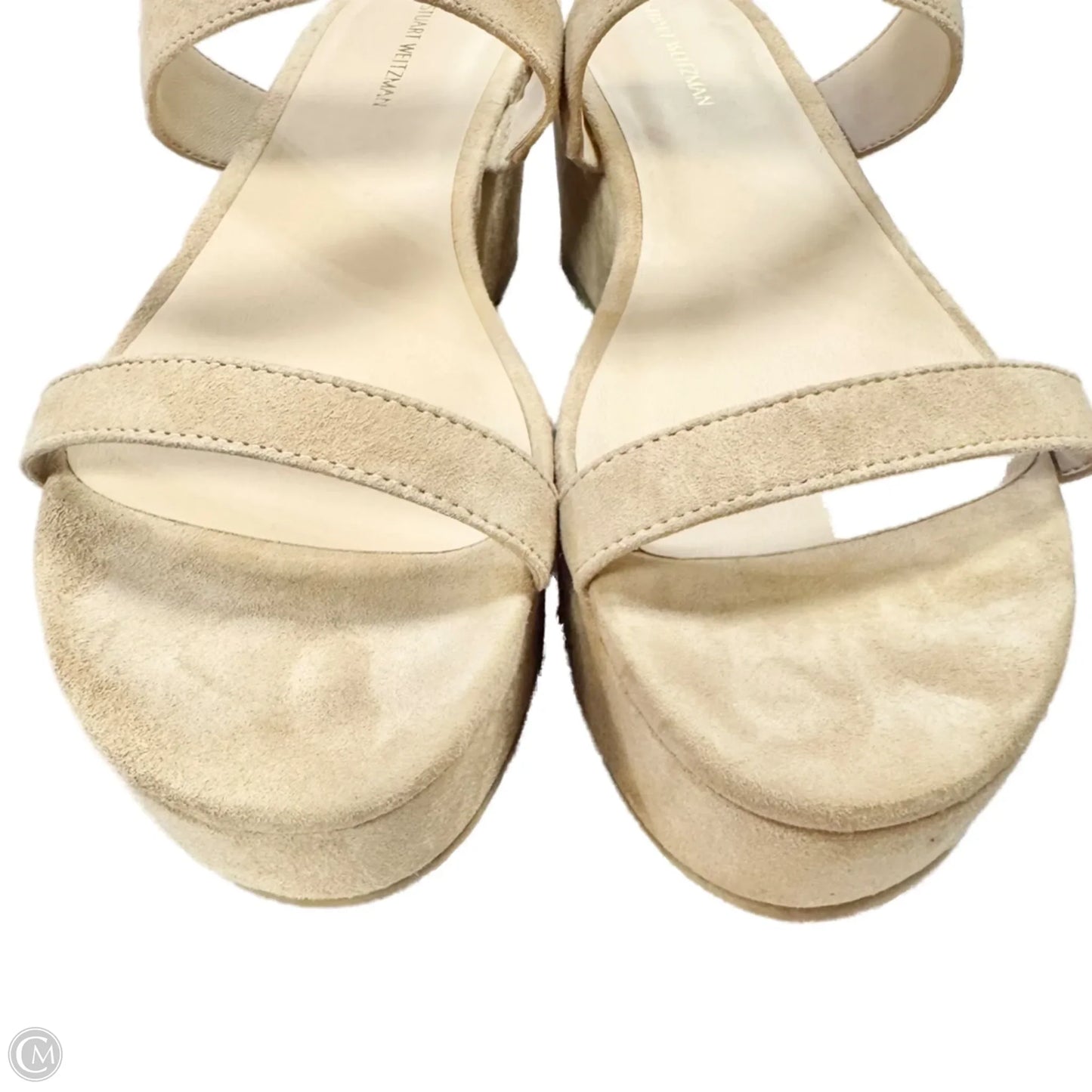 Sandals Designer By Stuart Weitzman In Tan, Size: 7