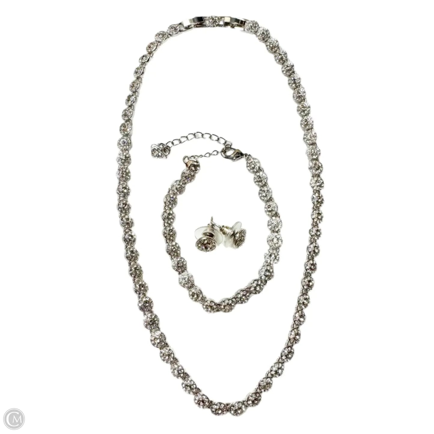 Necklace Set Designer By Swarovski, Size: 03 Piece Set