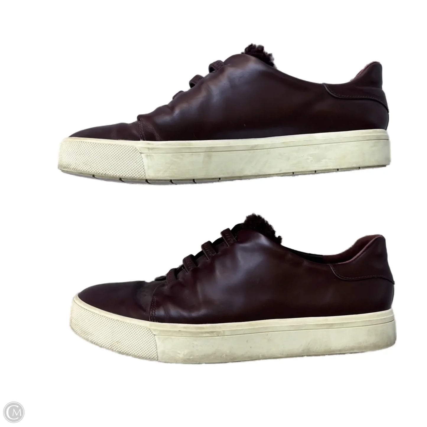 Shoes Sneakers By Vince In Maroon, Size: 7.5