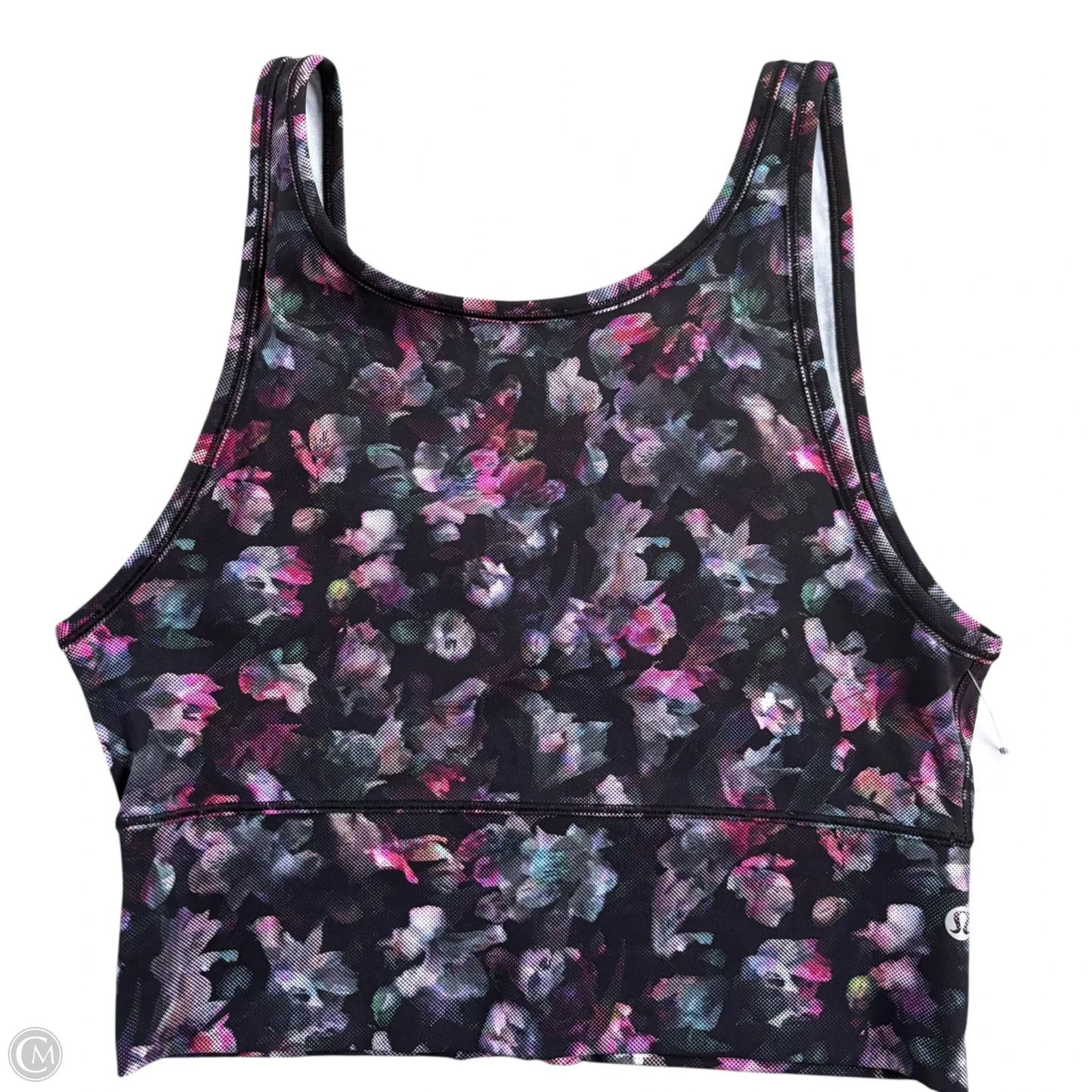 Athletic Tank Top By Lululemon In Floral Print, Size: M