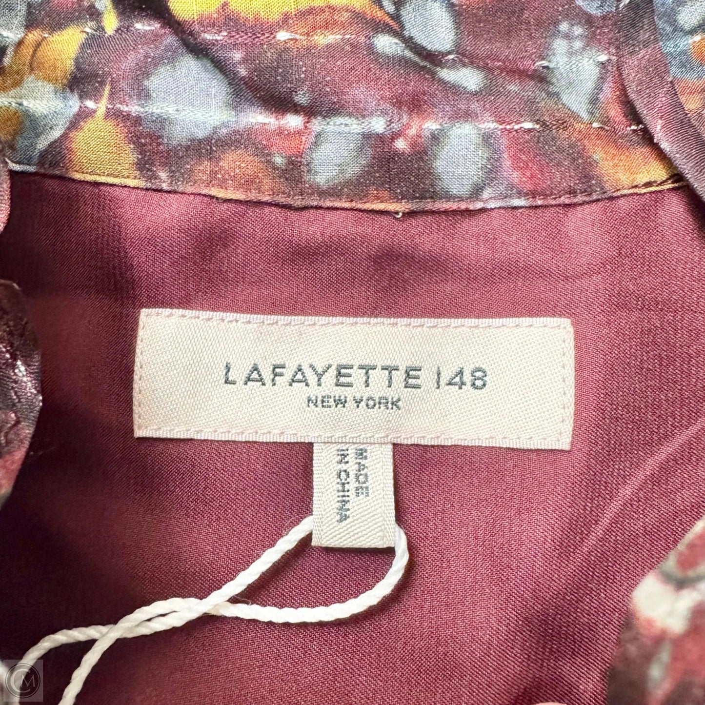 Dress Designer By Lafayette 148 In Floral Print, Size: Xs