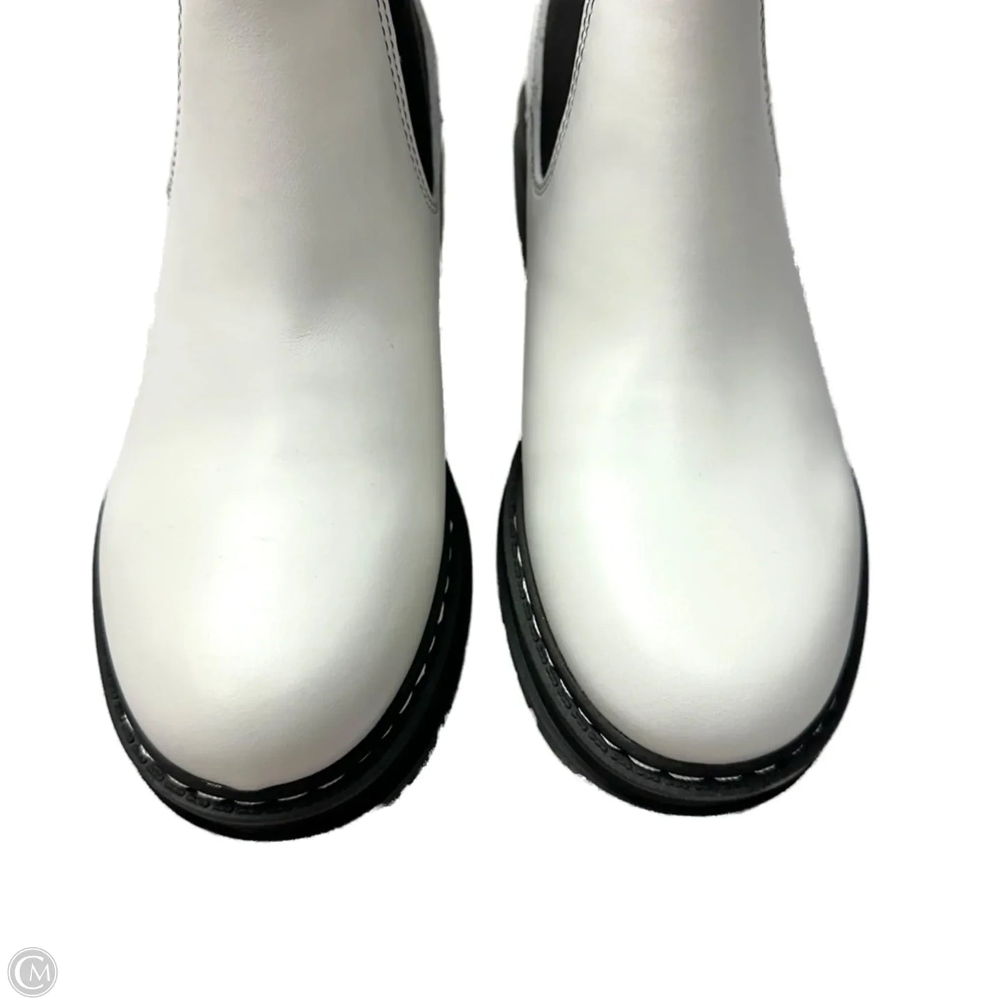 Boots Leather By Marc Fisher In White, Size: 7
