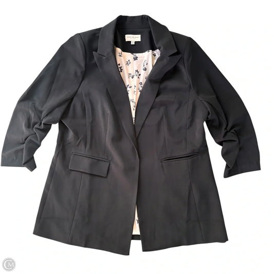 Blazer By Skies Are Blue In Green, Size: 1x