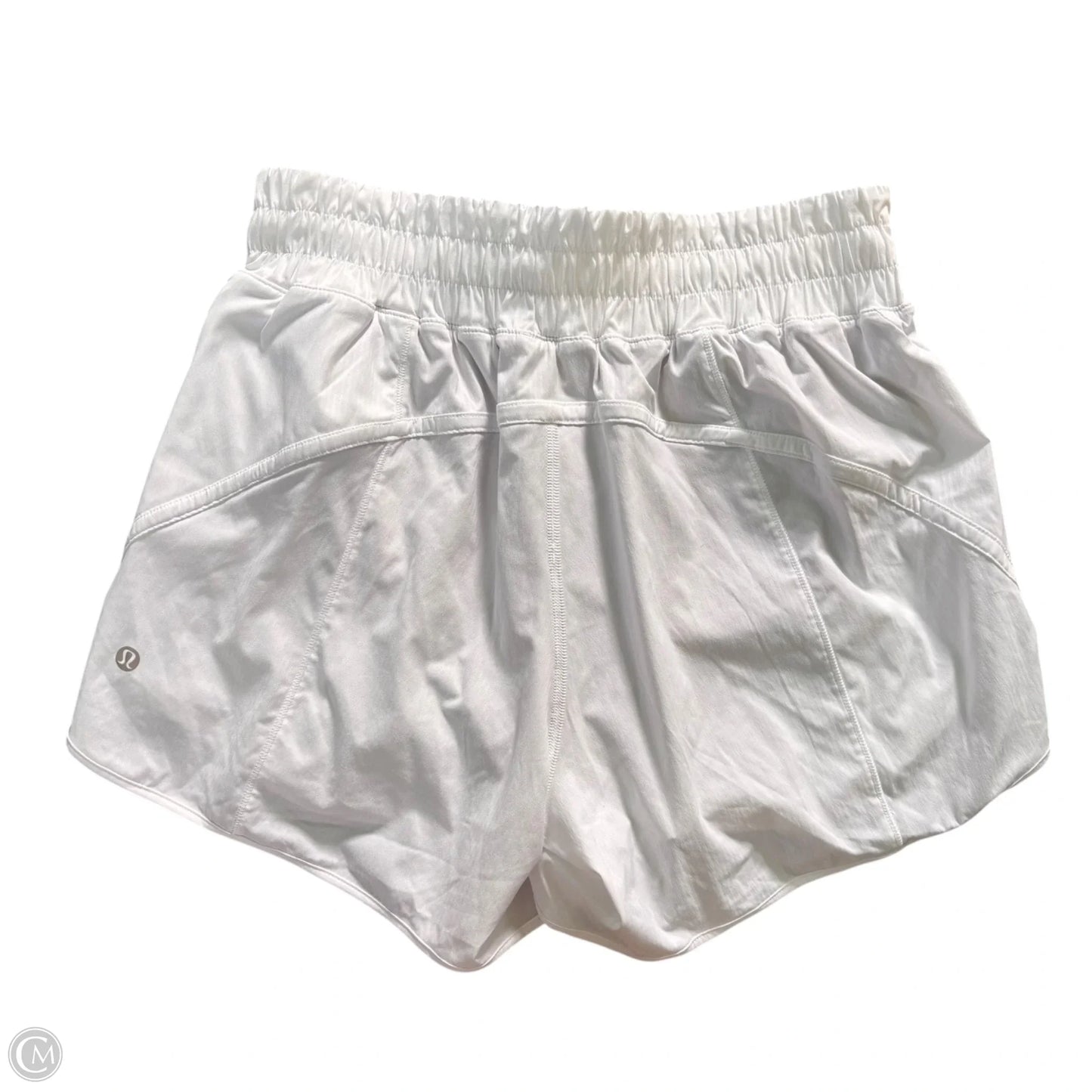 Athletic Shorts By Lululemon In White, Size: M