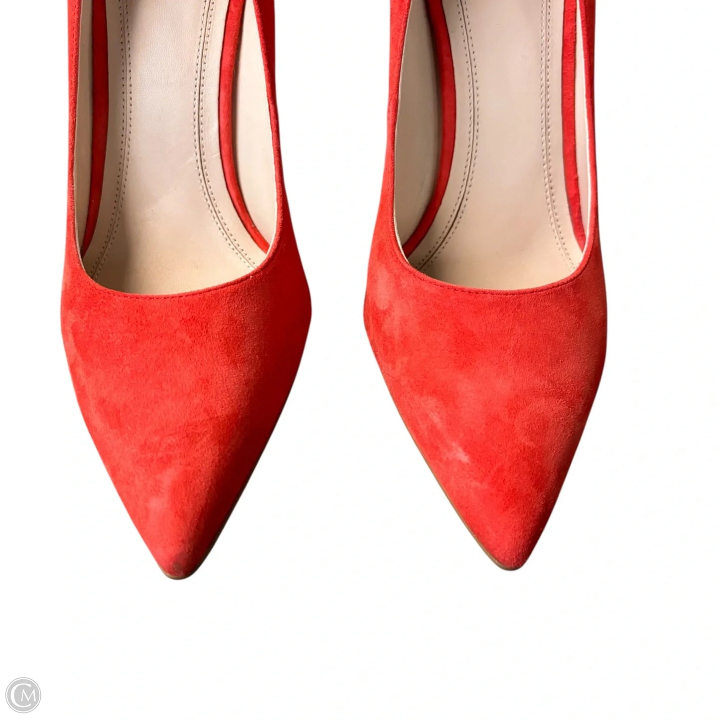 Shoes Heels Block By Marc Fisher In Orange, Size: 7.5