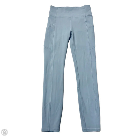 Athletic Leggings By Lululemon In Blue, Size: S