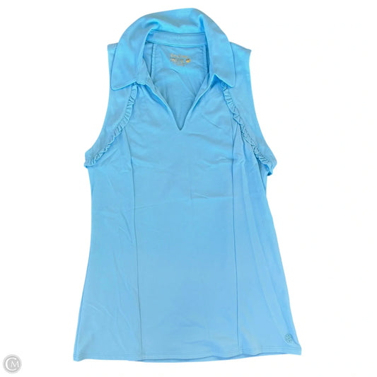 Top Sleeveless Designer By Lilly Pulitzer In Blue, Size: M
