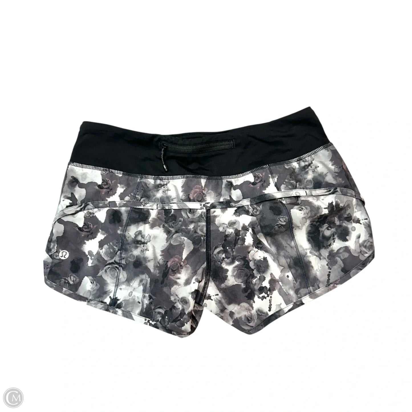 Athletic Shorts By Lululemon In Floral Print, Size: S