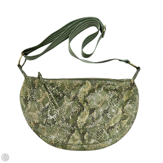 Crossbody Leather By Anthropologie, Size: Medium