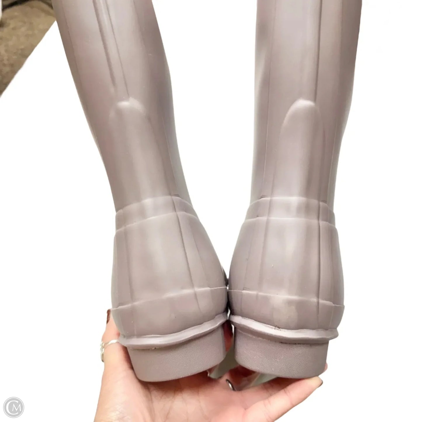 Boots Rain By Hunter In Purple, Size: 11