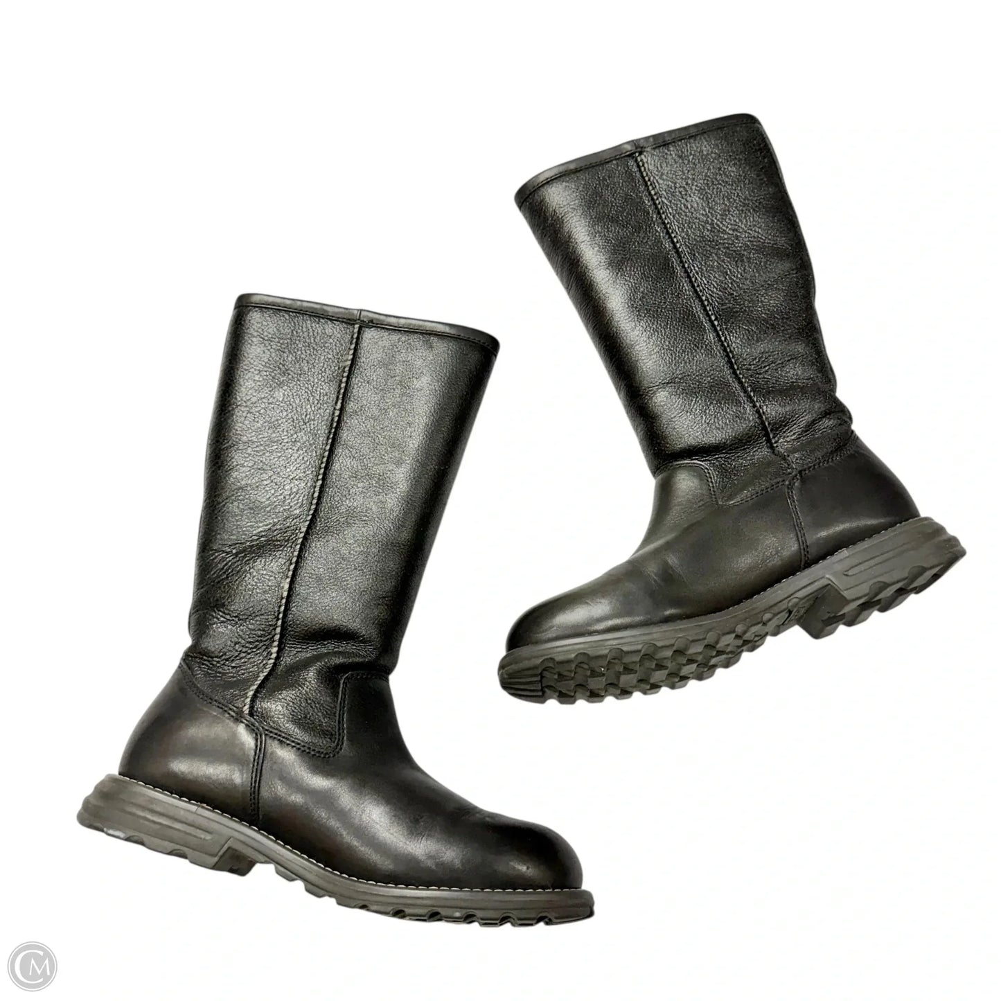 Boots Designer By Ugg In Black, Size: 8