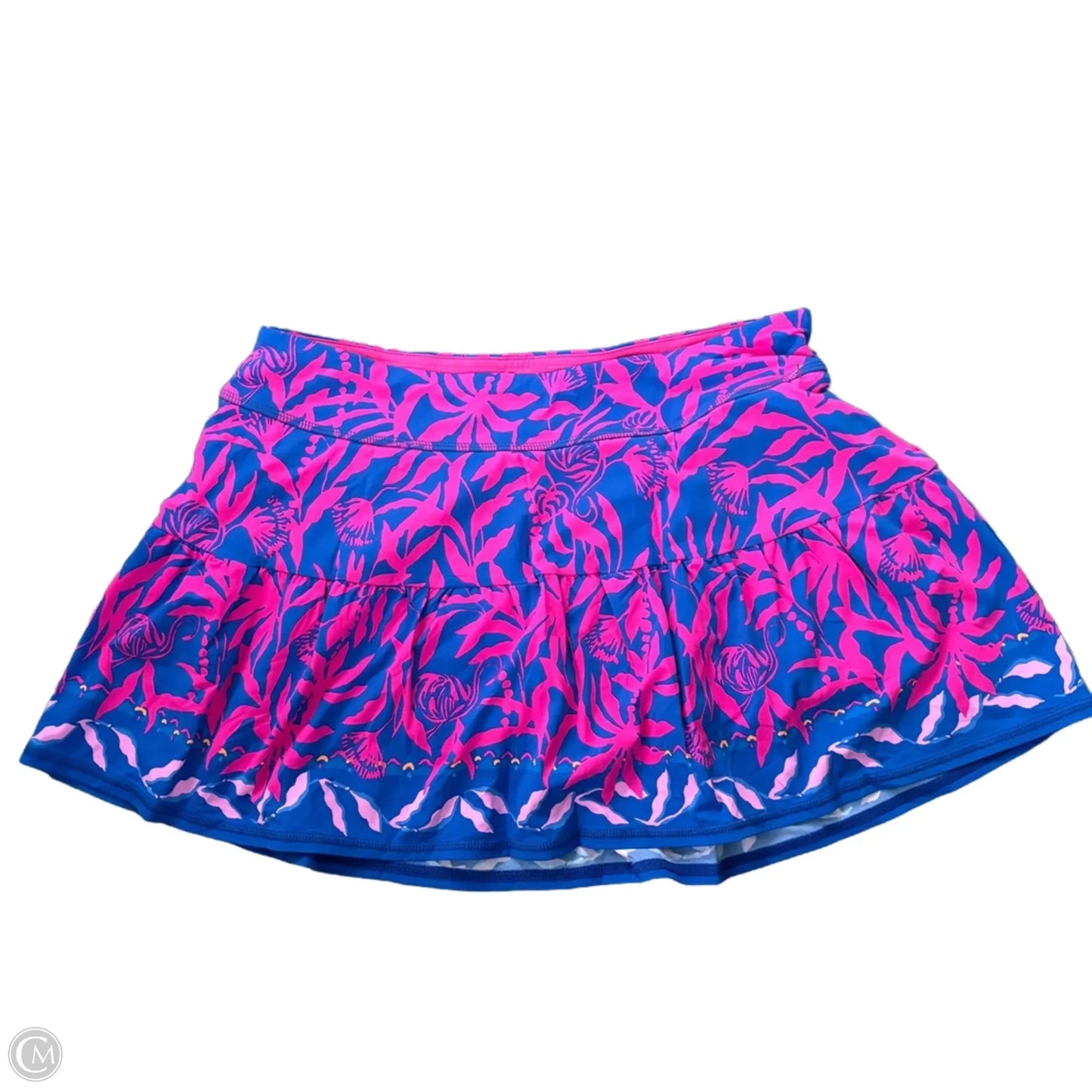 Skort Designer By Lilly Pulitzer In Blue & Pink, Size: M