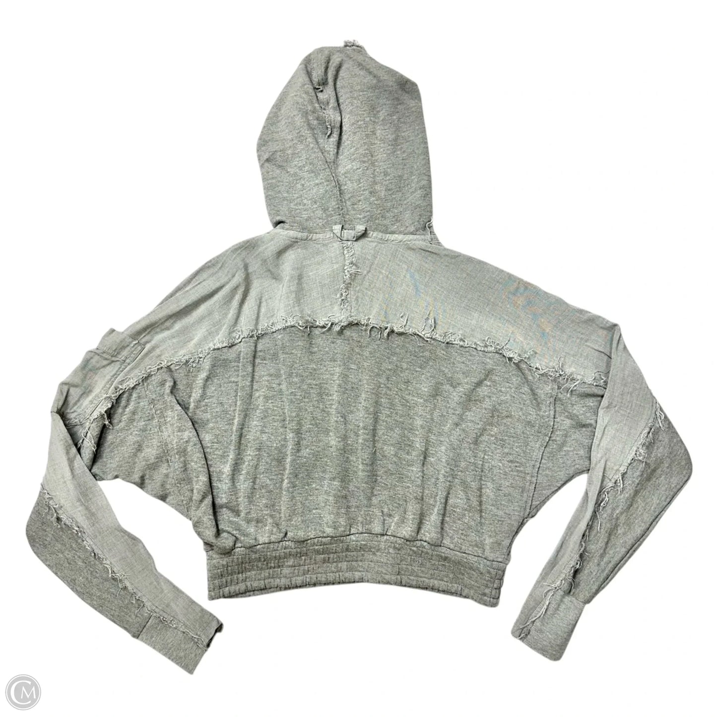 Sweatshirt Hoodie By Free People In Grey, Size: Xs