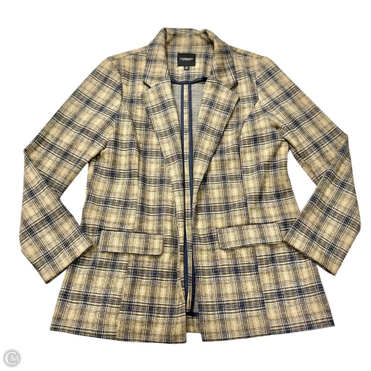 Blazer By Liverpool In Plaid Pattern, Size: M