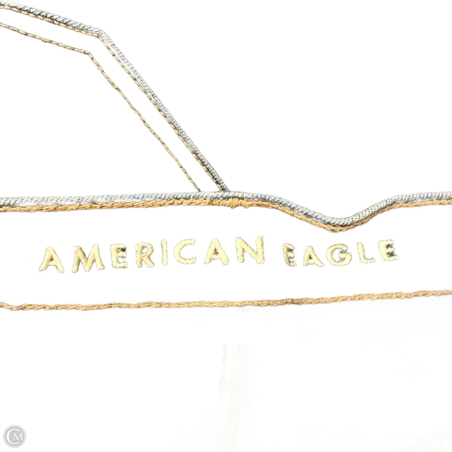 Jeans Wide Leg By American Eagle In Blue Denim, Size: 18