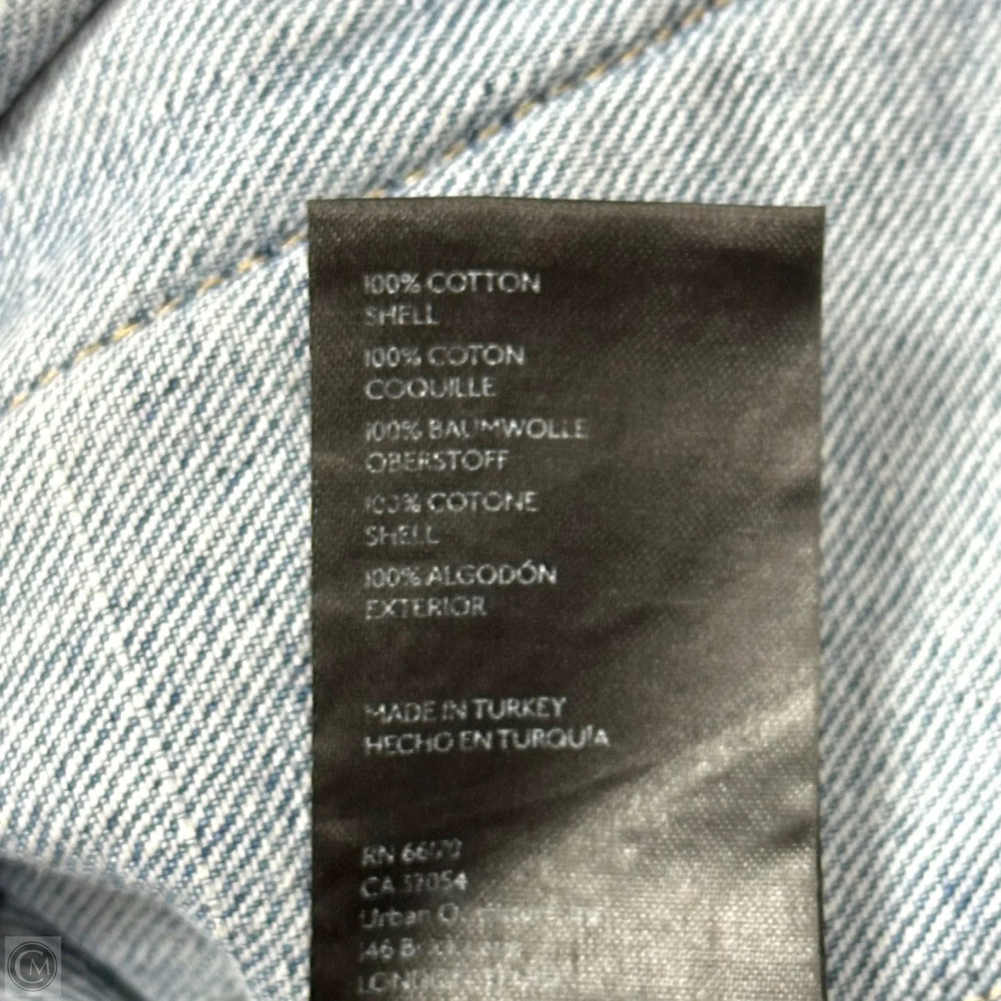 Vest Other By Pilcro In Blue Denim, Size: M