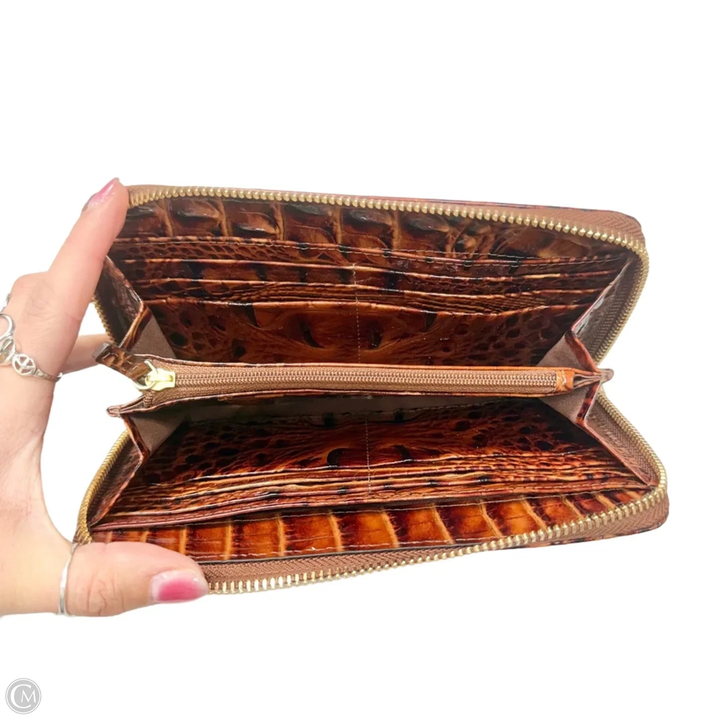 Wallet Designer By Brahmin, Size: Medium