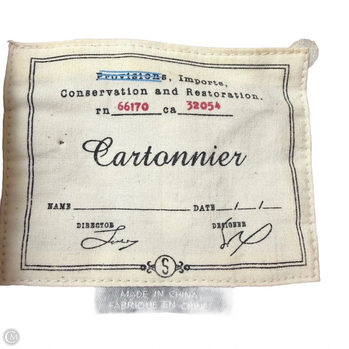 Blazer By Anthropologie In Polkadot Pattern, Size: S