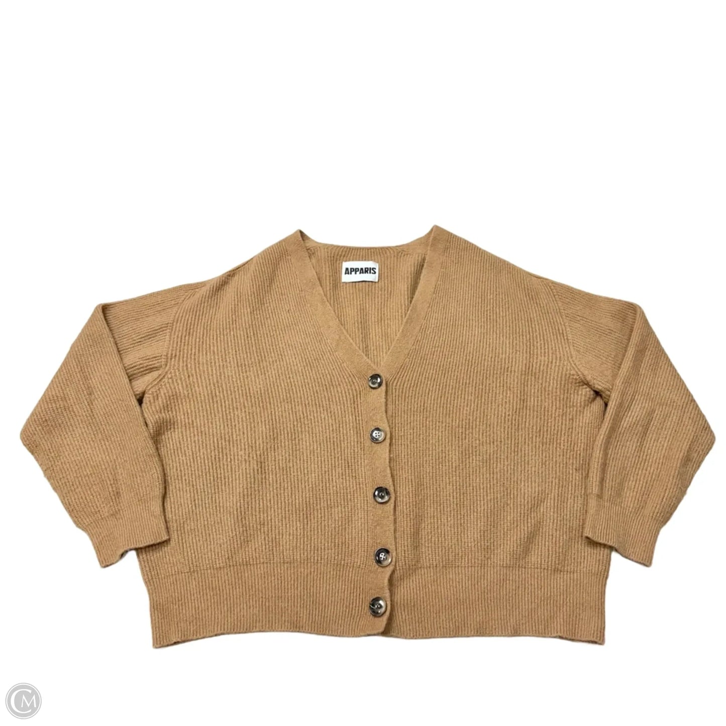 Sweater Cardigan By Apparis In Brown, Size: L