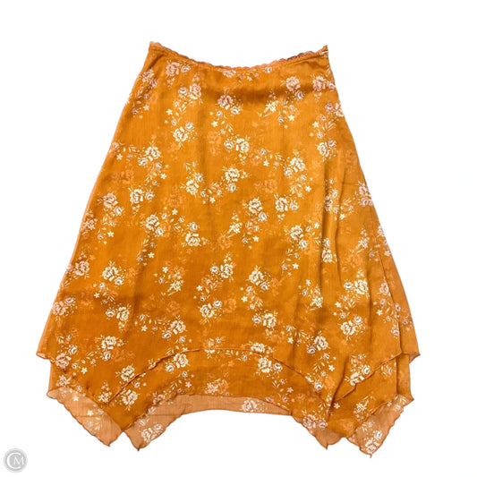 Skirt Midi By Free People In Floral Print, Size: M