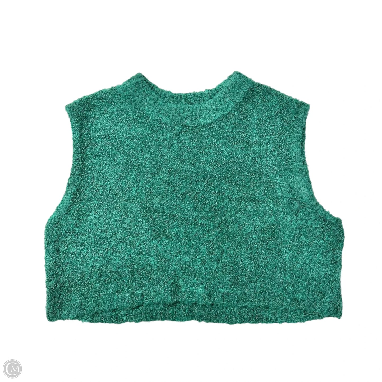 Sweater Short Sleeve By Free People In Green, Size: M