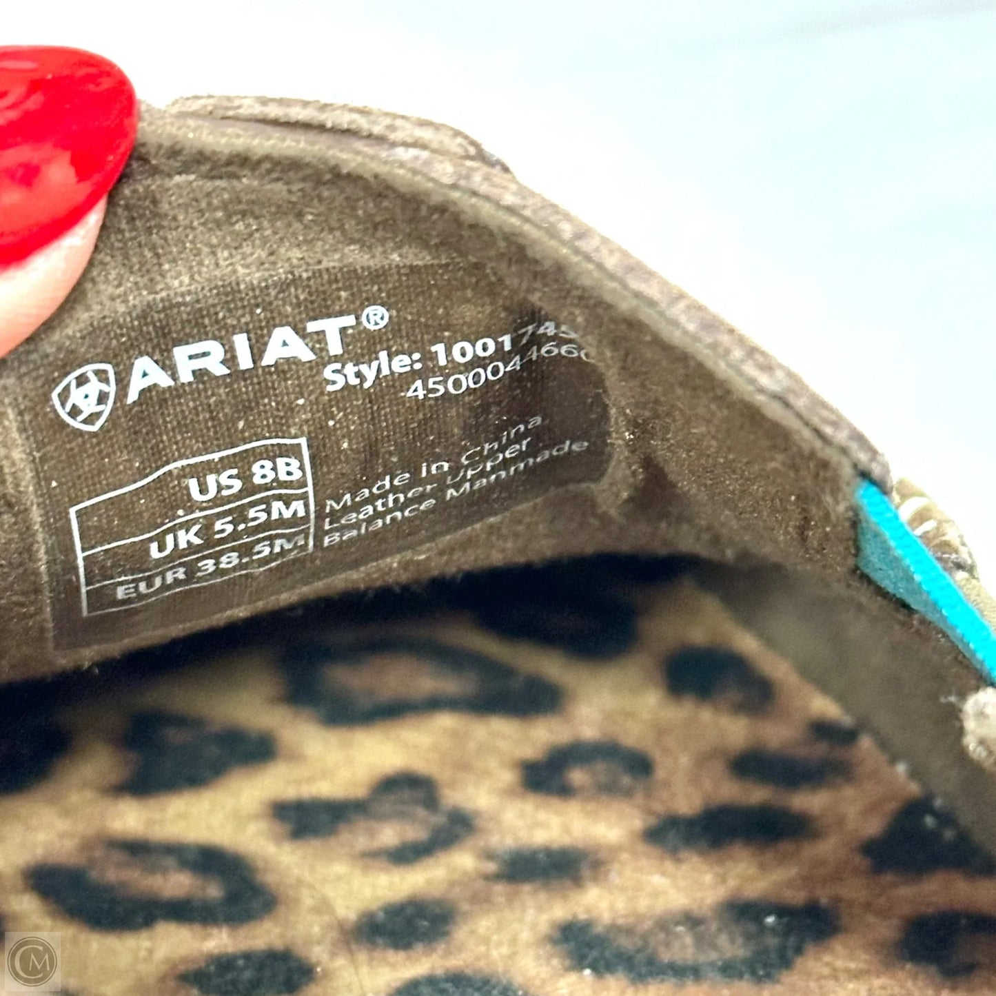 Shoes Flats By Ariat In Brown, Size: 8