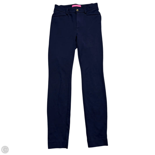 Pants Designer By Lilly Pulitzer In Navy, Size: 00