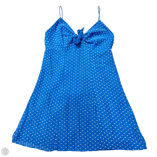 Dress Designer By Alice + Olivia In Blue & White, Size: M