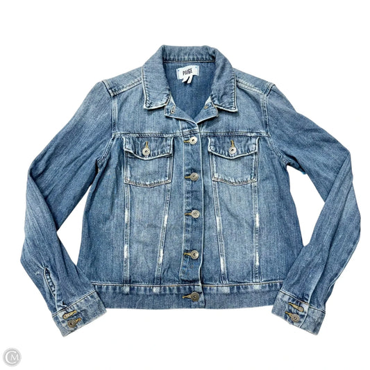 Jacket Denim By Paige In Blue Denim, Size: S