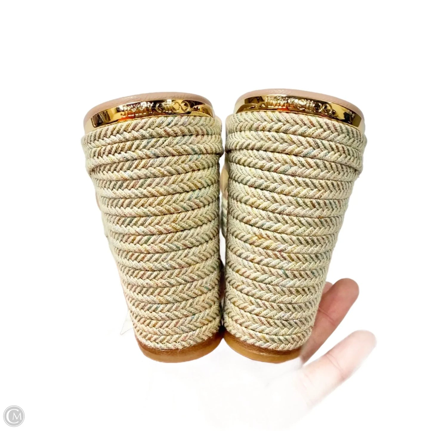 Shoes Luxury Designer By Jimmy Choo In Mauve, Size: 8