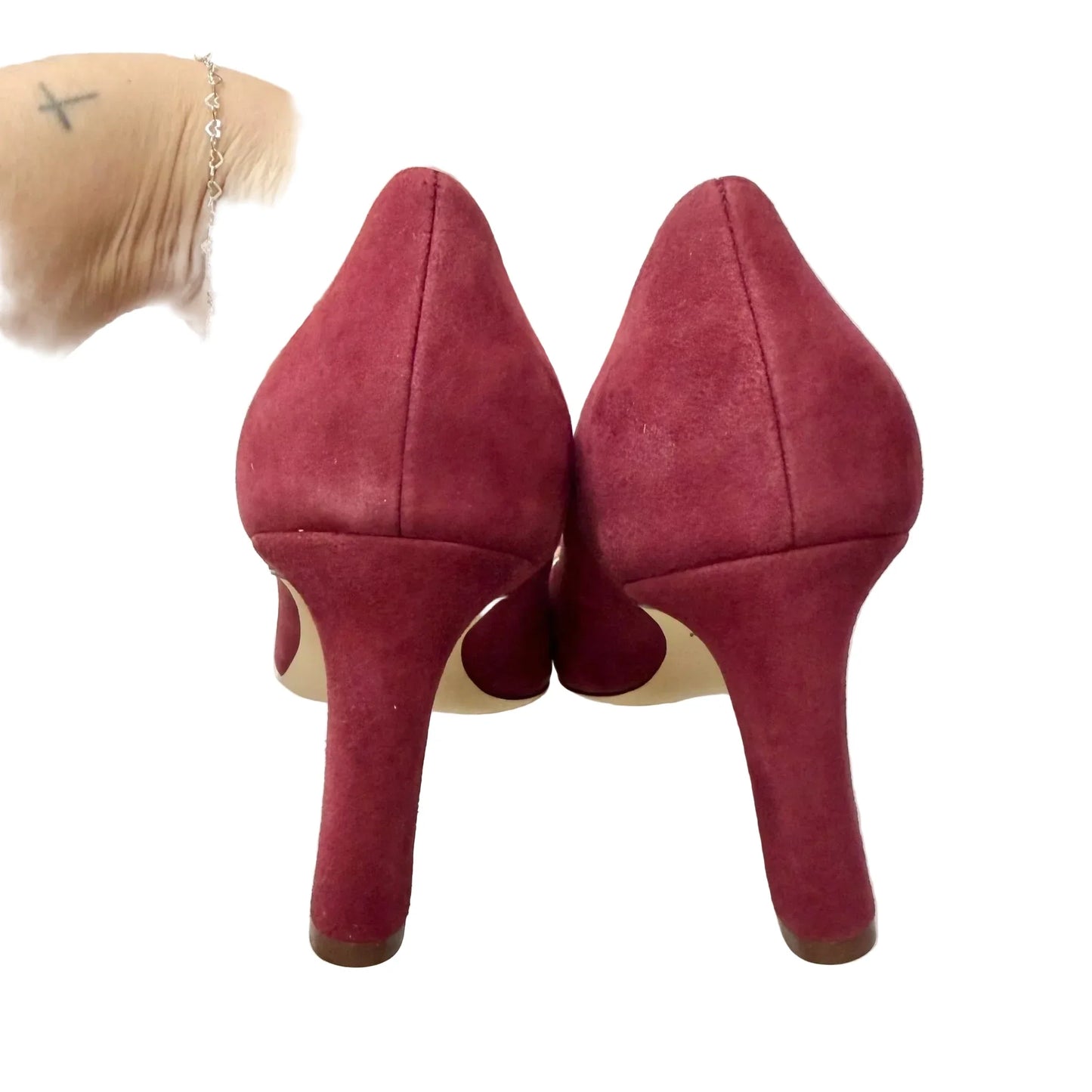 Shoes Heels Block By Cole-haan In Maroon, Size: 9