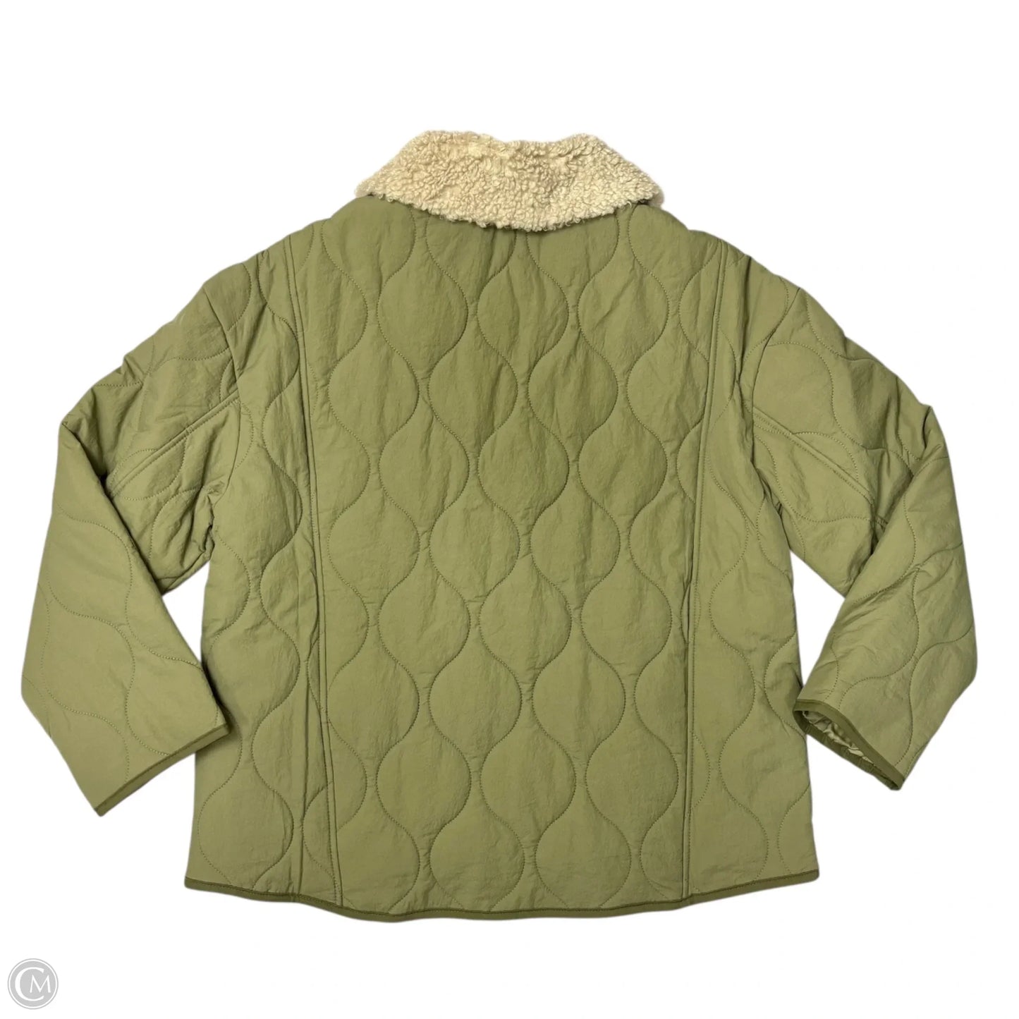 Jacket Puffer & Quilted By Old Navy In Green, Size: M