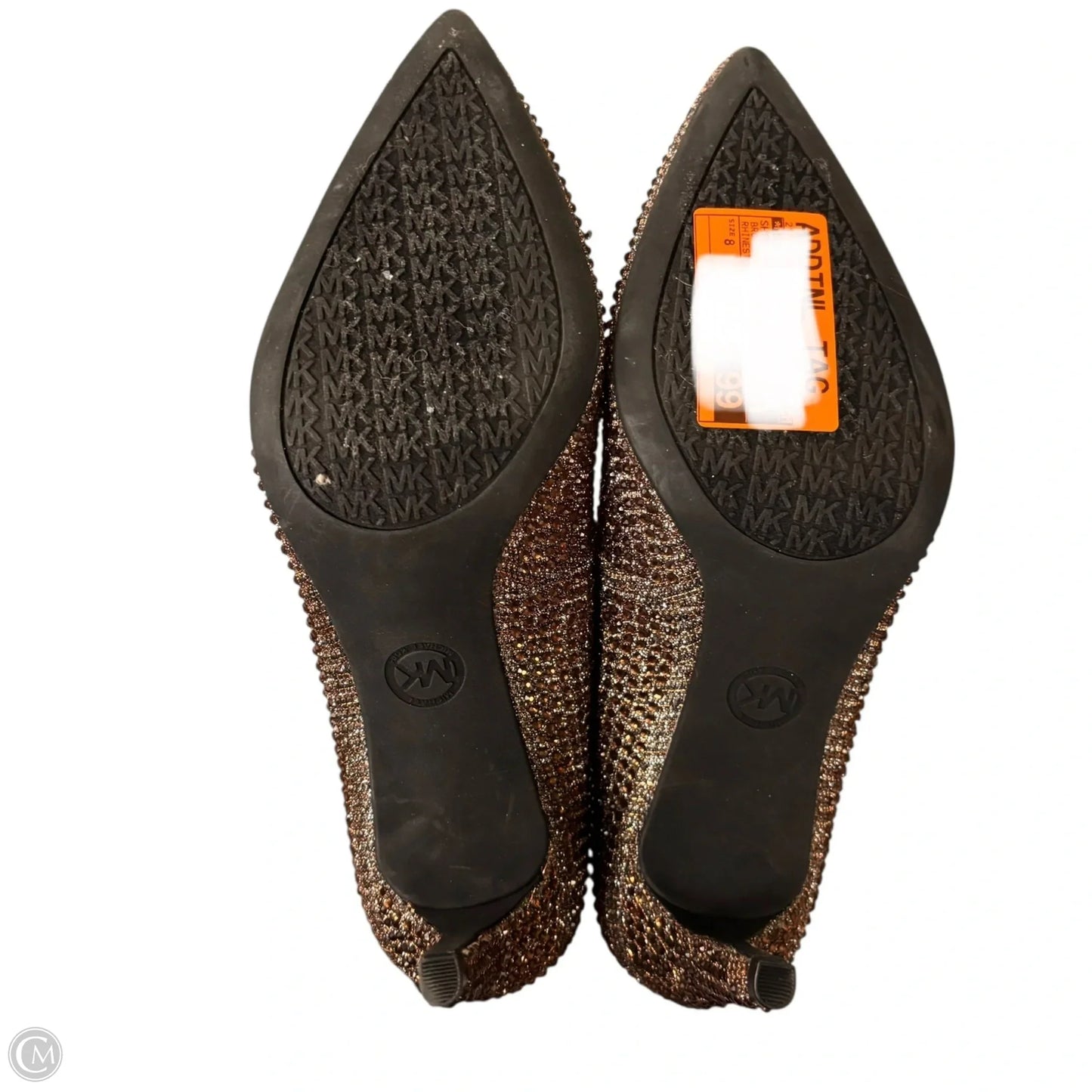 Shoes Heels Stiletto By Michael By Michael Kors In Bronze, Size: 8