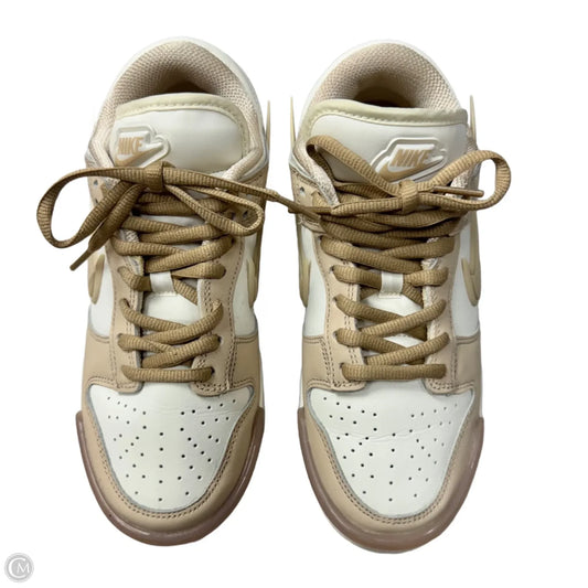 Shoes Sneakers By Nike In Brown & White, Size: 6