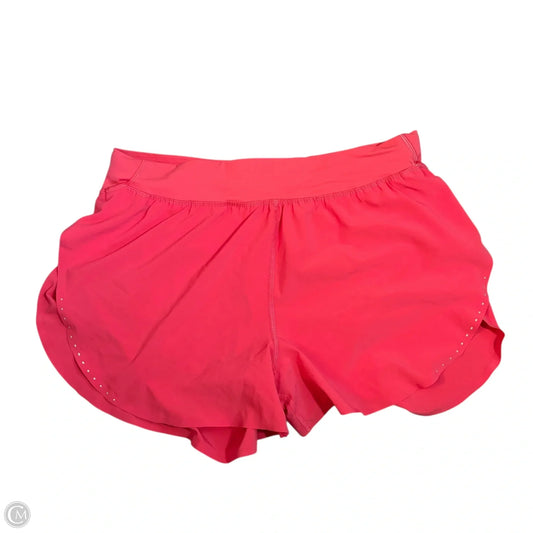 Athletic Shorts By Lululemon In Pink, Size: M