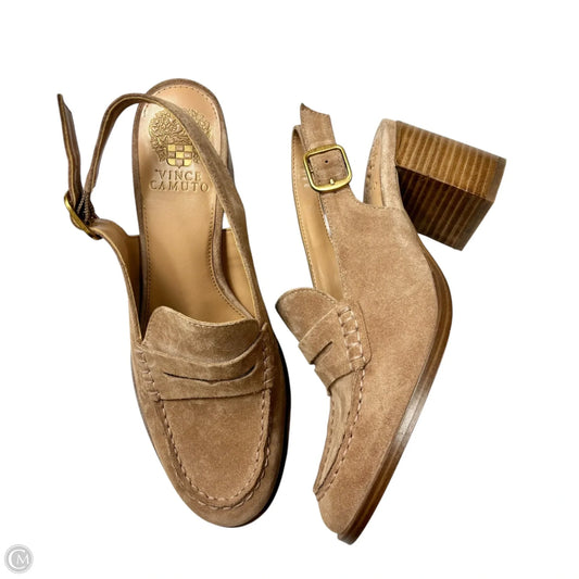 Shoes Heels Block By Vince Camuto In Brown, Size: 8.5