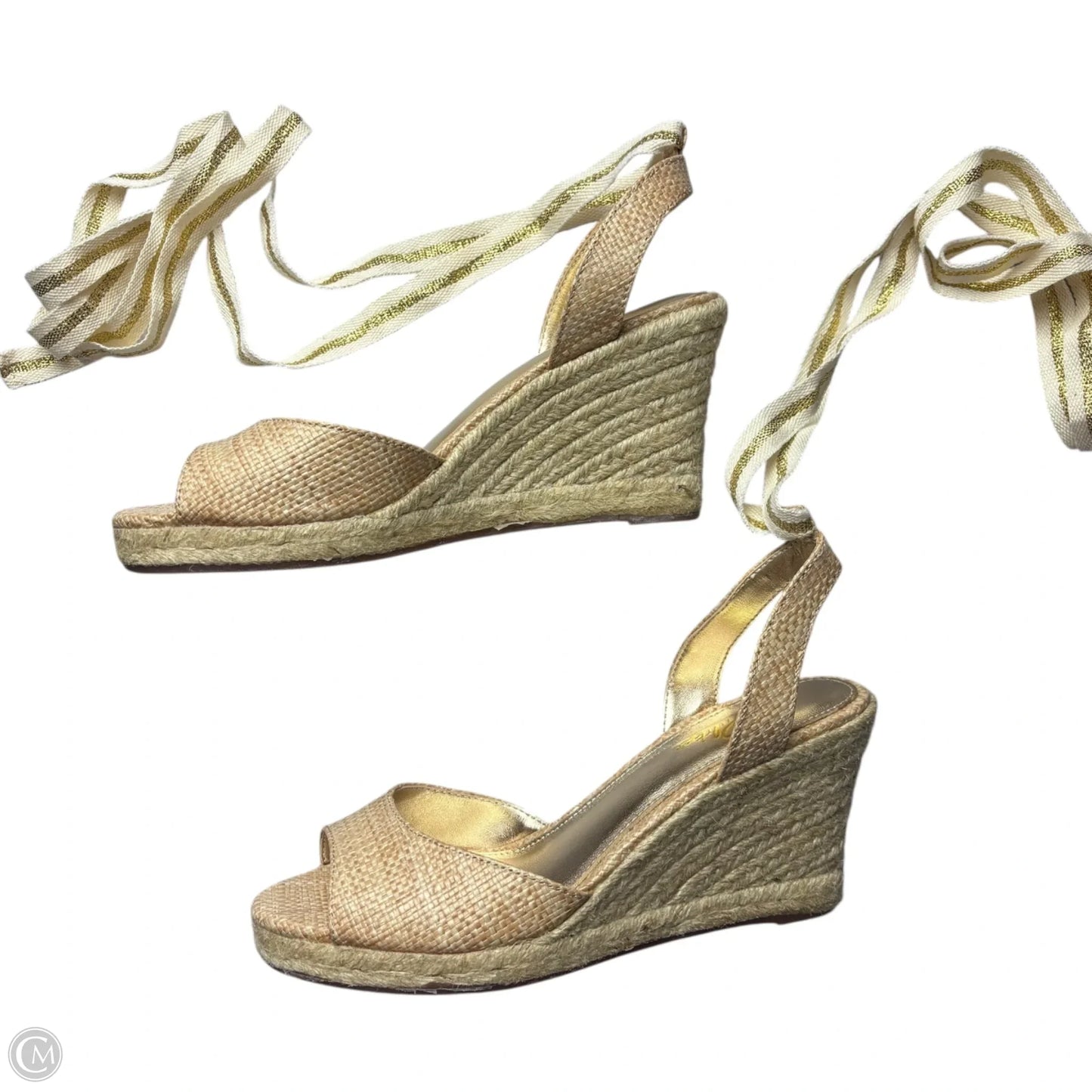 Sandals Designer By Lilly Pulitzer In Tan, Size: 6
