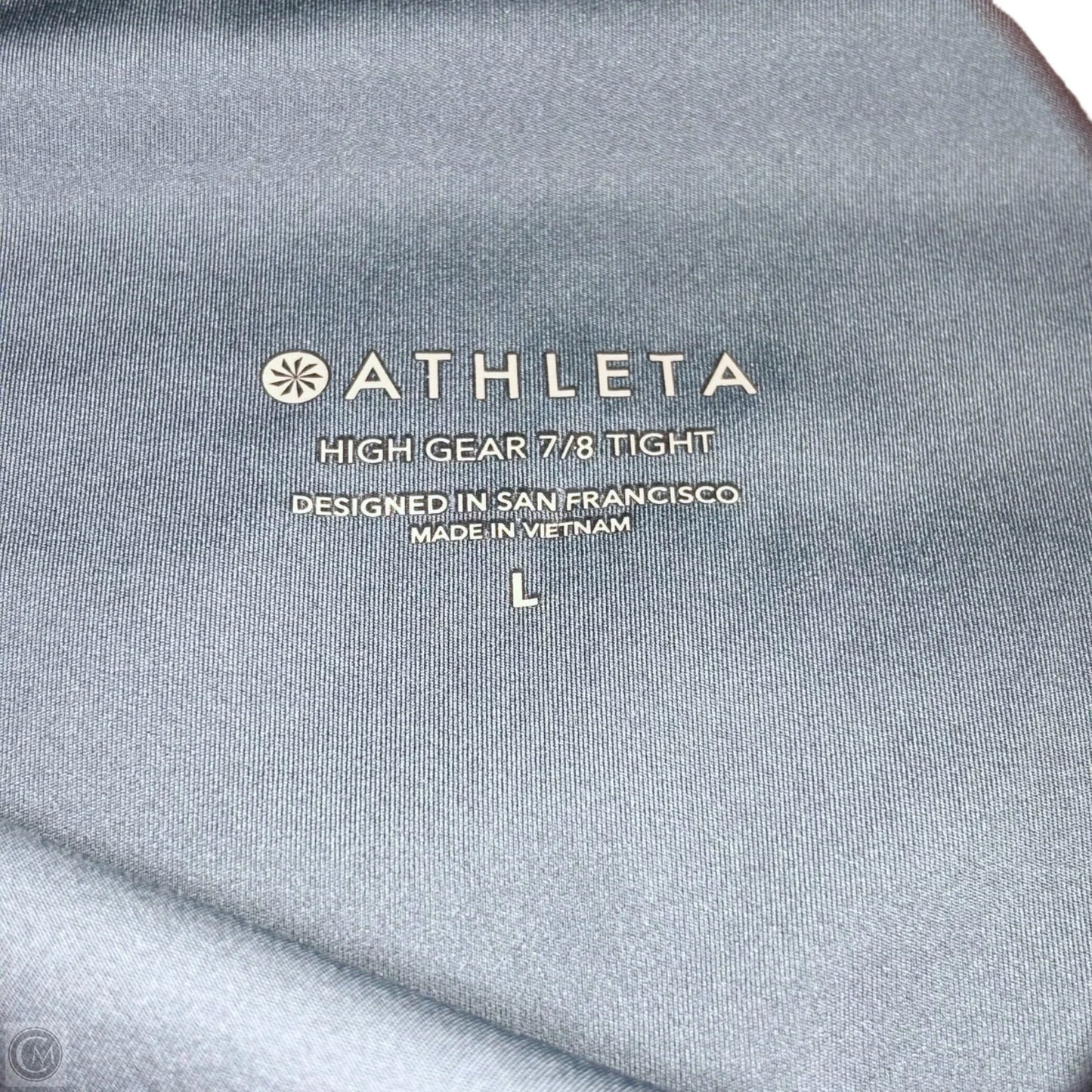 Athletic Leggings By Athleta In Blue, Size: L