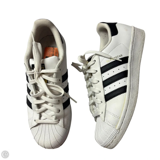 Shoes Sneakers By Adidas In Black & White, Size: 7