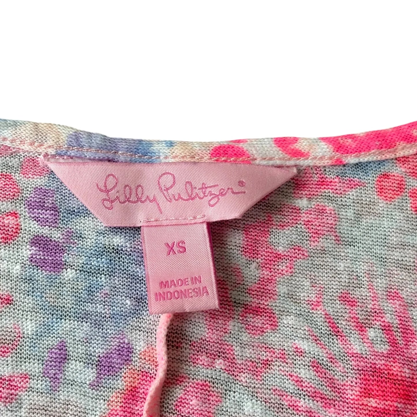 Tunic Designer By Lilly Pulitzer In Orange & Pink, Size: Xs