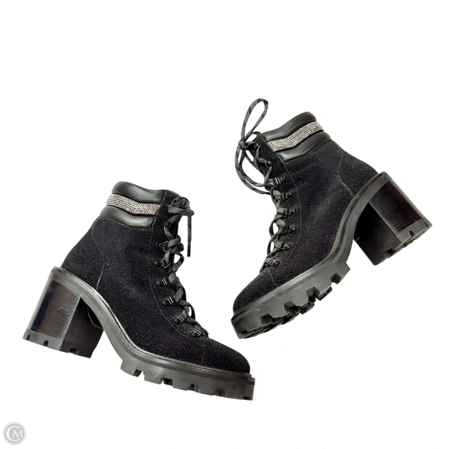 Boots Luxury Designer By Jimmy Choo In Black, Size: 8