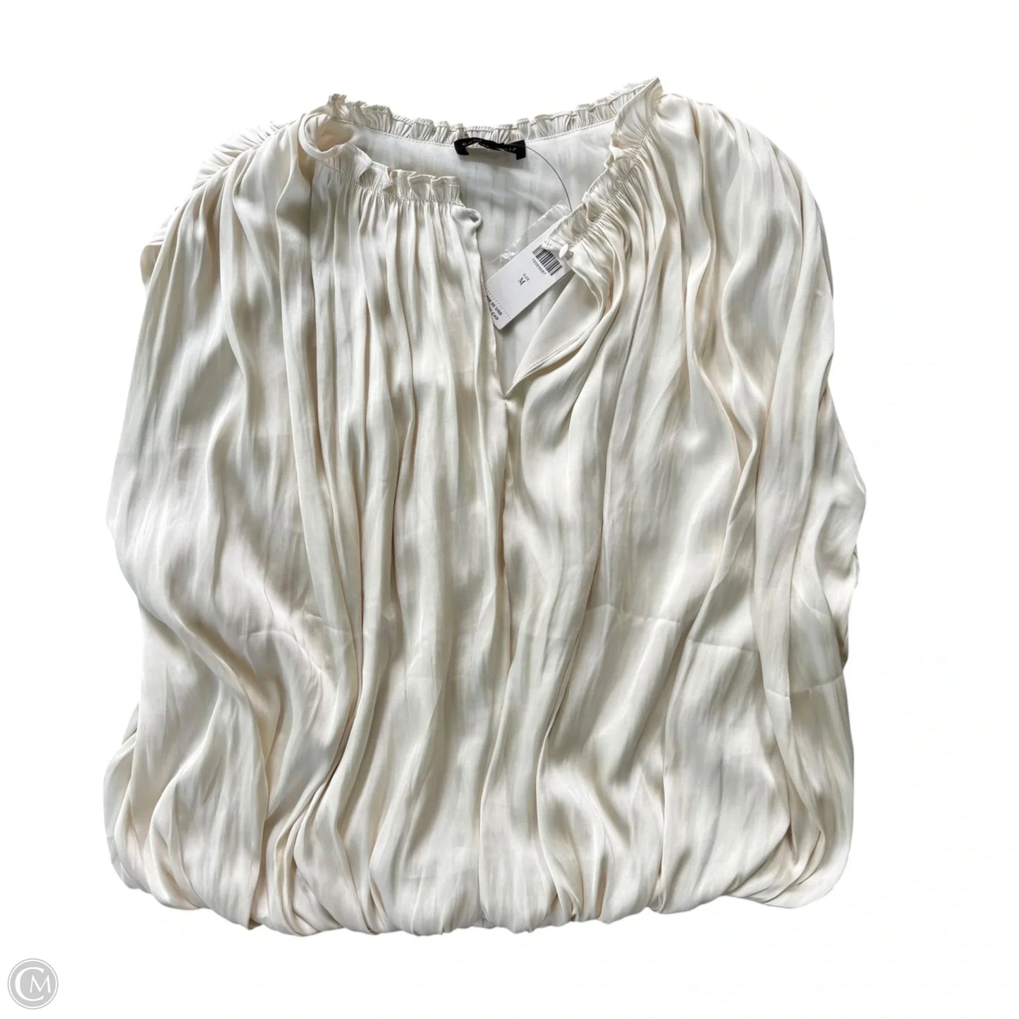 Blouse Sleeveless By Current Air In Cream, Size: M