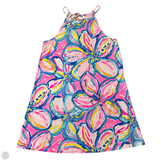 Dress Designer By Lilly Pulitzer In Floral Print, Size: L