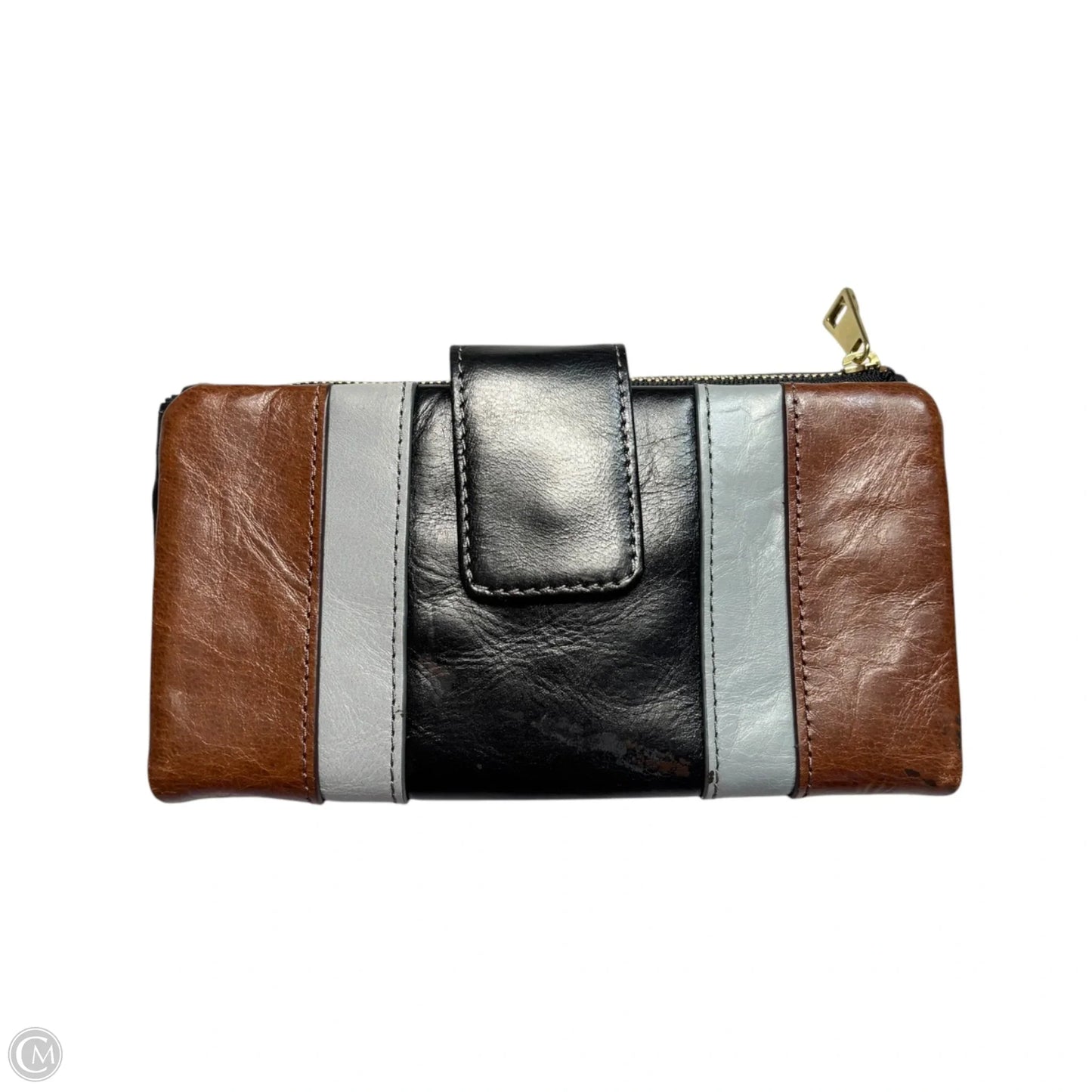 Wallet Leather By Fossil, Size: Medium