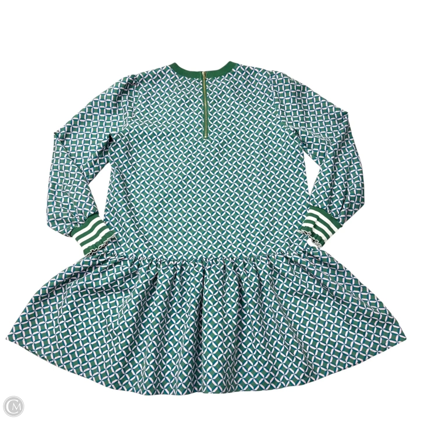 Dress Casual Short By Addison Bay In Green & Pink, Size: M